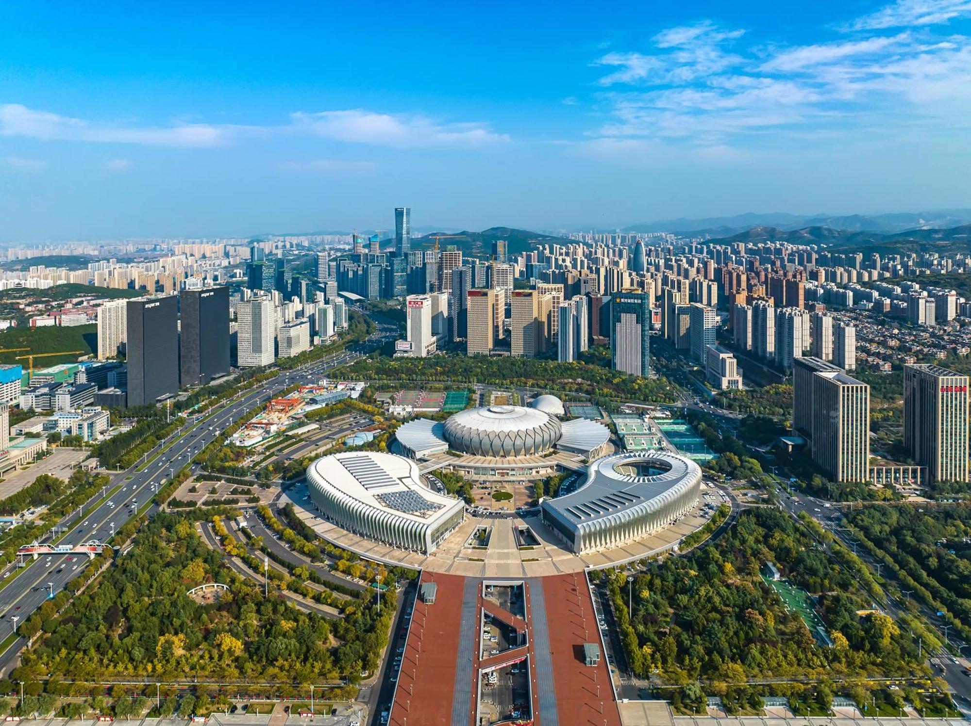 Sheraton Jinan Hotel Exterior foto