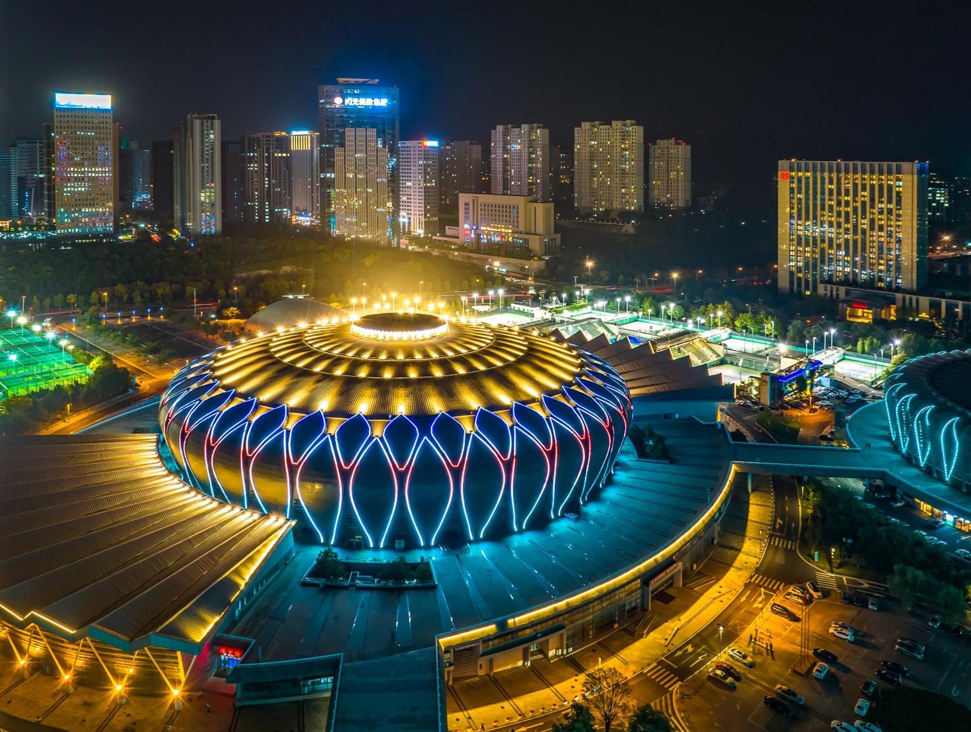 Sheraton Jinan Hotel Exterior foto